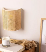 NATURA RATTAN Rotan Wandlamp-Leuchtezauber