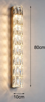 Moderne Luxus-Kristall Wandlampe