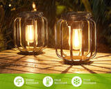 SOLARIA Vintage Solar LED Lantaarn-Leuchtezauber