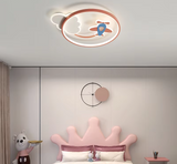 DreamGlow Dimmbarer LED-Kronleuchter für Kinderzimmer-Leuchtezauber