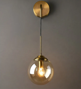 LumoNord Glas-Kugel LED Wandleuchte