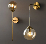 LumoNord Glas-Kugel LED Wandleuchte