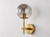 LumiNord – Nordische Moderne LED-Wandleuchte mit Glas-Lichtkugel