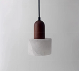 Lumina Wabi-Sabi Luxus Marmor LED Pendelleuchte – Weißer Jade-Stein Hängeleuchte