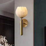 Marmorwandlampe in Form einer Rose-Leuchtezauber
